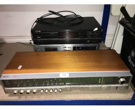 VINTAGE HIFI SEPERATES INCLUDING PHILIPS CD PLAYER