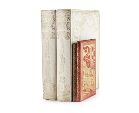 FOUR ILLUSTRATED VOLUMES, COMPRISING CARROLL, LEWIS [C.L. DODGSON]THE HUNTING OF THE SNARK. 1876, 8vo, illustrations by Holid