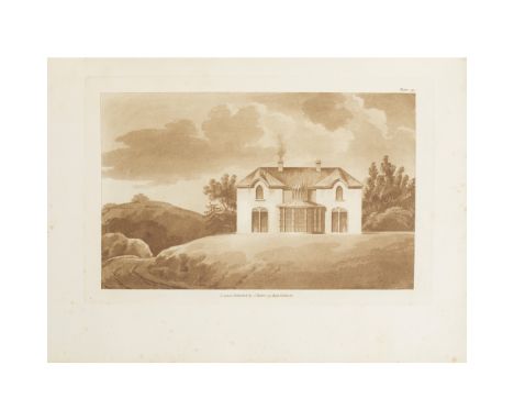 TWO WORKS IN ONE VOLUME, INCLUDING PLAW, JOHNSKETCHES FOR COUNTRY HOUSES, VILLAS AND RURAL DWELLINGS London: J. Taylor, at th