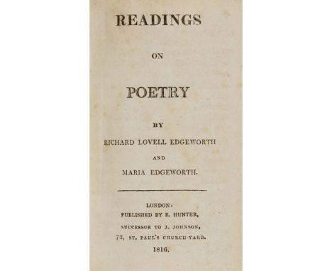 MISCELLANEOUS LITERATURE, A COLLECTION, INCLUDING ENGLISH THEATRETHE LONDON STAGE... London: Sherwood and Co., 1825-27. 4 vol