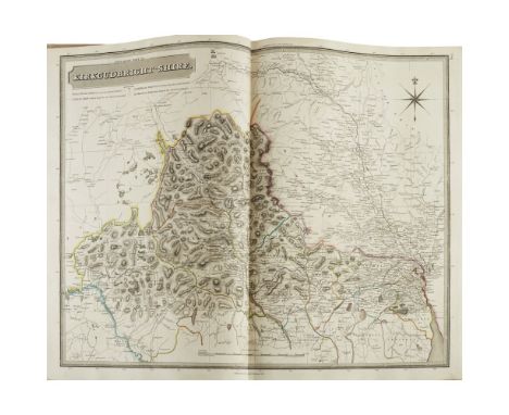 THOMSON, JOHNTHE ATLAS OF SCOTLAND, CONTAINING MAPS OF EACH COUNTY Edinburgh: J. Thomson, 1832. Large folio, index map, Compa