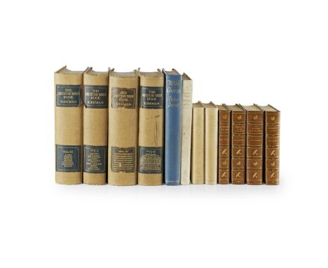 ORNITHOLOGY, 12 VOLUMES, COMPRISINGSCOTT, PETER Wild Chorus. London, 1938. First edition, 4to, number 1152 of 1250 copies sig