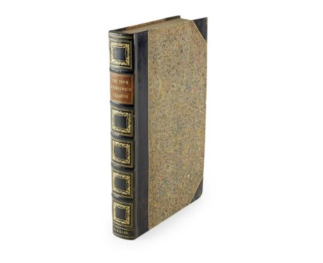 BABBAGE, CHARLESTHE NINTH BRIDGEWATER TREATISE London: John Murray, 1837. First edition, 8vo, contemporary half calf gilt, Be