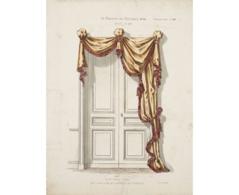 GUILMARD, D. &amp; BORDEAUX, AND OTHERSFRENCH FURNITURE DESIGNS Le Garde-Meuble, collection de tentures. Paris, mid 19th cent