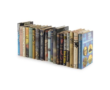 SCIENCE FICTION, 19 VOLUMES INCLUDINGBRADBURY, RAY. The Day it Rained Forever. 1959; Something Wicked this Way Comes. 1963; T