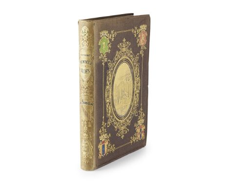 BADEN-BADEN, GERMANY - GUINOT, EUGENEA SUMMER AT BADEN-BADEN London: J. Mitchell, 1853. 19 plates (6 hand-coloured) &amp; 1 c