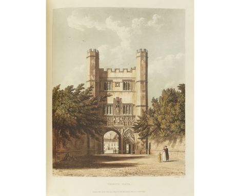 ACKERMANN, ROBERTA HISTORY OF THE UNIVERSITY OF CAMBRIDGE, ITS COLLEGES, Halls and Public Buildings. London: L. Harrison &amp