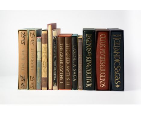 FOLIO SOCIETY: The Odyssey; The Iliad; Lucius Apuleis, The Golden Ass, illustrated by Ayrton; Ovid, The Art of Love; Aeschylu