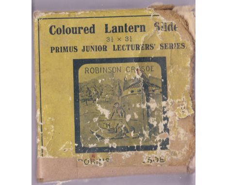 Robinson Crusoe Magic Lantern Coloured Lantern Slides (Set of 8), ROBINSON CRUSOË&nbsp;is part&nbsp;611&nbsp;of the Junior Le