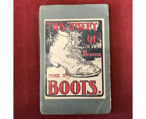 This Misery of Boots&nbsp;First edition, spine loose 1907