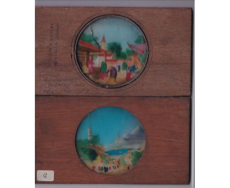 China and the Chinese mounted Colour Magic Lantern Slides produced by Millikin &amp; Lawley 164 Strand, London. Including: Ka