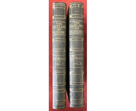 The Outline of History 2 volumes&nbsp;&nbsp;First edition very good condition. Also, original 24 part magazine issue 1920