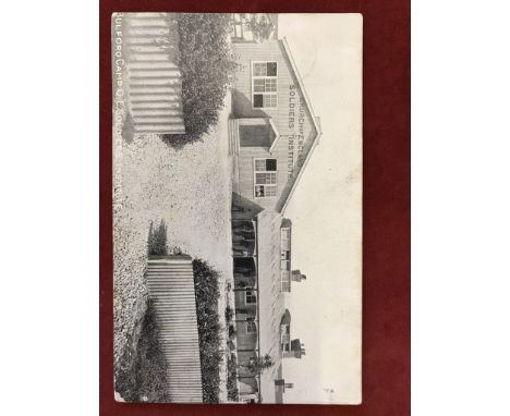 Military Camp Postcard - 1909 Bustard Camp Devises with fine single ring postmark, B/W view Church of England Soldiers Instit
