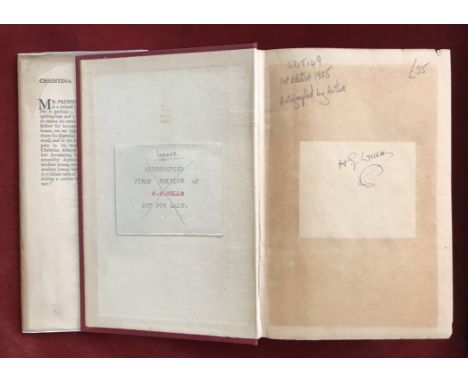 Christina Alberta’s Father&nbsp;First edition with D/W, 1925