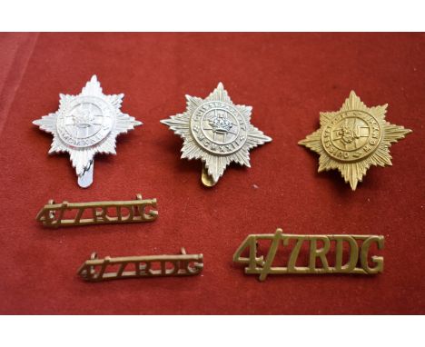4th/7th Dragoons Cavalry Field-Service Cap Badge (Brass), two lugs. K&amp;K: 742. The 4th and 7th amalgamated in 1922. -4th/7