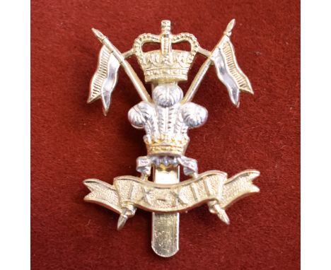 9th/12th Lancers (Prince of Wales's Own) EIIR Cap Badge (Anodised), slider. K&amp;K: 1902