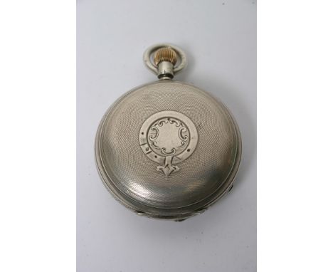 A silver cased full hunter pocket watch by G.E. Frodsham bearing London hallmarks for 1887