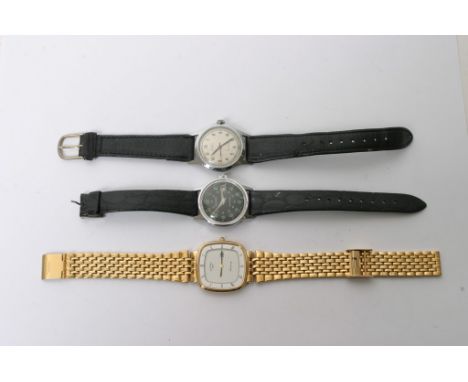 Two vintage gent's wristwatches and Rotary watch