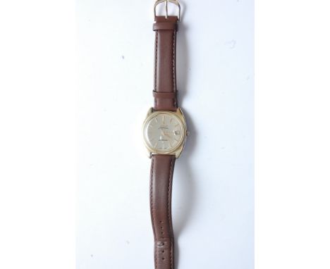 An Omega gold tone Automatic constellation chronometer wristwatch