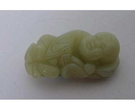 A small Chinese jade carving