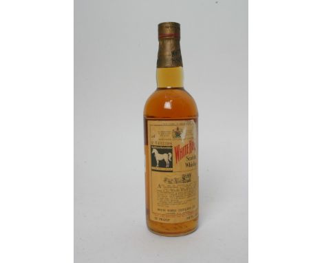 A rare Bottle of white horse scotch whisky no 6402308 
