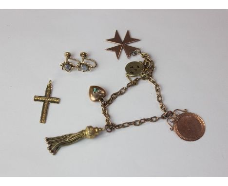 Ornate Victorian Crucifix Cross - Rosary Making Supplies - Made in Italy 1-7/8 Long
