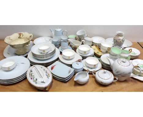 A Noritake coffee service, a Kutani part dinner service, a quantity of Royal Worcester floral bowls etc.