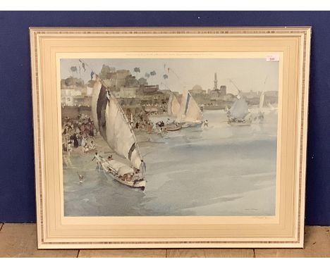 Glazed framed print by William Russell Flint RA (1880-1969), published by Frost and Reed, signed in pencil to mount 