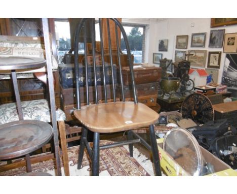 PAIR OF ERCOL STICK BACK CHAIRS