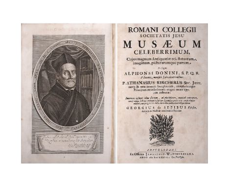 Athanasius Kircher: Romani collegii Societatis Jesu musaeum celeberrimum, Amsterdam, 1678  J. Janssonius Waesberghe. 24 x 38 