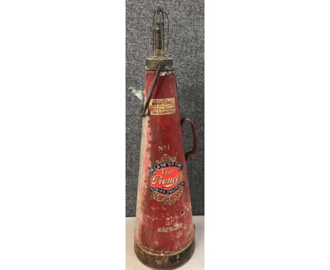 A vintage The Pioneer fire extinguisher 