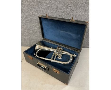 A cased cornet 