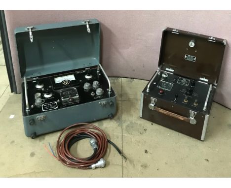 An AVO DC amplifier 138 &amp; B, possibly military issue and one other