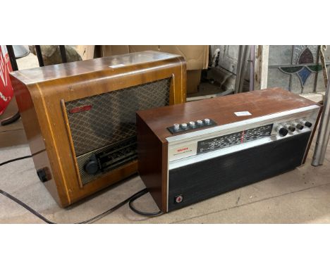 Two vintage radios 