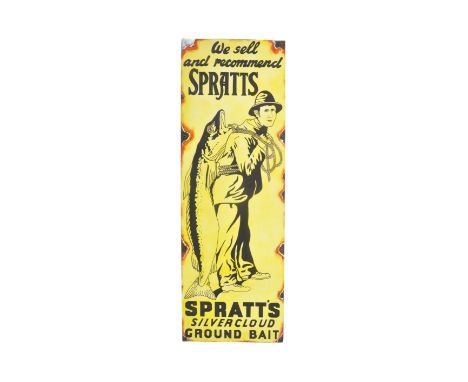 Spratts -&nbsp;A Contemporary artists' impressions of traditional pictorial enamel advertising sign for Spratts Silver Cloud 