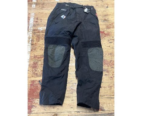 A pair of Weise motorbike trousers size L