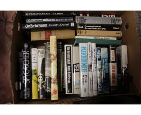 A TRAY OF ASSORTED BOOKS TO INCLUDE WAR INTEREST