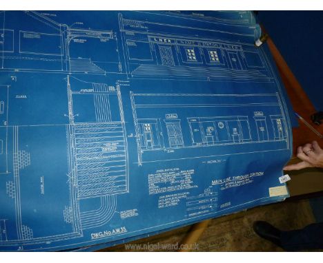 A quantity of John E. Skinley Plans for 'O' gauge 7mm to 1 foot - 'LNER Goods Depot', 'Double Track Engine Shed'; 'Single Tra