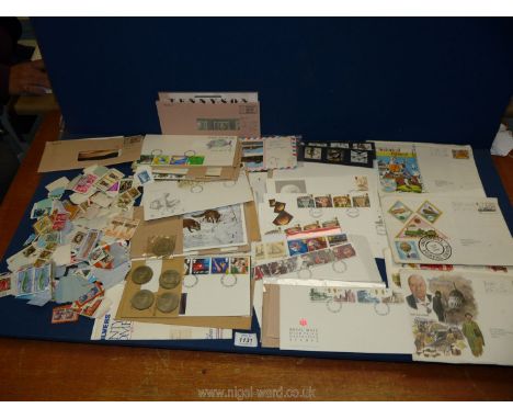 A quantity of First Day covers including; Sir Winston Churchill, fire fighting, Robert the Bruce, Royal Silver Wedding, etc. 