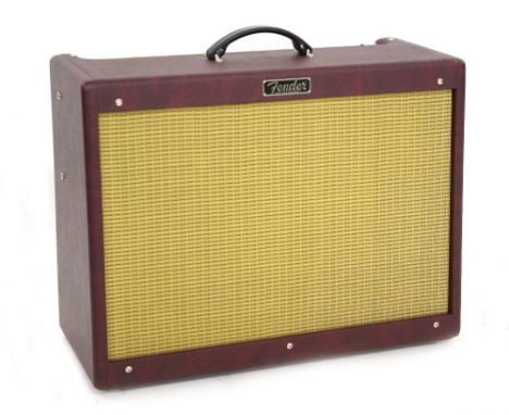 Fender Hot Rod Deluxe III limited edition guitar amplifier, made in Mexico, burgundy tolexPlease note: Whilst all electrical 