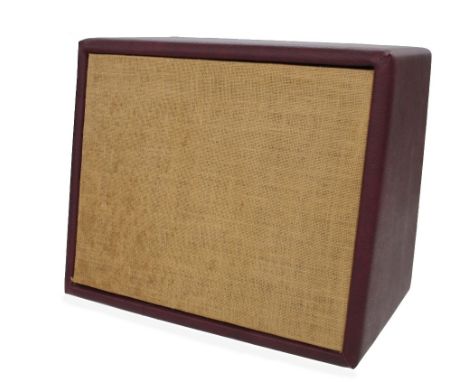 Trace Elliott GSC112 guitar amplifier speaker cabinet re-wrapped in red tolex, fitted with a Celestion Vintage 30 12" speaker