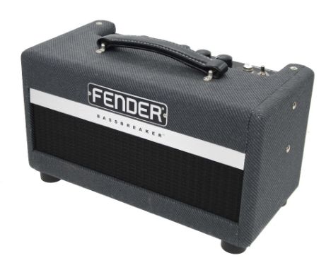 Fender Bassbreaker 007 guitar amplifier head, made in Mexico, upgraded with Ruby Tube valvesPlease note: Whilst all electrica