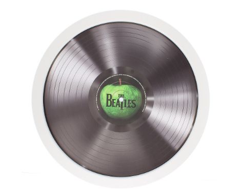 The Beatles - unique prototype 23" promotional disc passive speaker, boxed with stand *Created by 'Sound Leisure' but never l