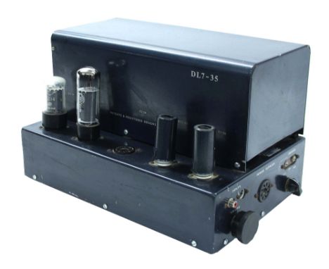 Beam DL7-35 valve amplifier, ser. no. H1010, untestedPlease note: Whilst all electrical items sold by Gardiner Houlgate have 