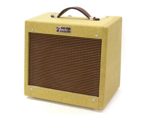 Replica Fender Champ Amp 5F1 guitar amplifier, ser. no. CH013Please note: Whilst all electrical items sold by Gardiner Houlga
