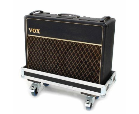 1970s Vox AC30TB guitar amplifier, made in England, ser. no. 25943, within a fitted flight case *General service carried out 