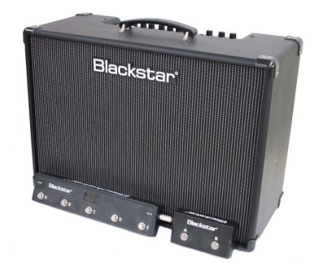 Blackstar ID Core Stereo 100 guitar amplifier, with cover and foot switchPlease note: Whilst all electrical items sold by Gar