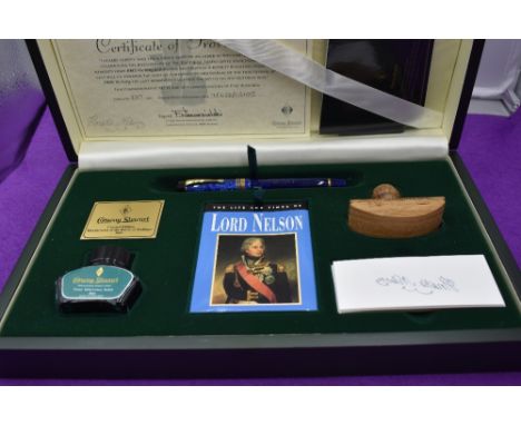 A Limited Edition Conway Stewart Battle of Trafalgar fountain pen. Produced to commemorate the bi-centinary of the battle. Th