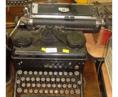 Vintage Royal typewriter & Walker reel to reel