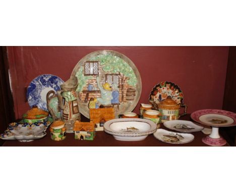 Box of Beswick Cottage ware and other ceramic items some items maybe A/F viewing recommended.